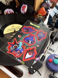 GLITCH01 STICKER SHEET