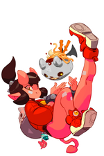 ONIGIRL RAMEN STICKER