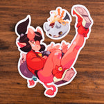 ONIGIRL RAMEN STICKER