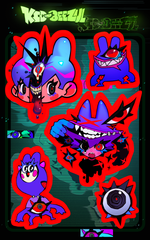 GLITCH02 STICKER SHEET